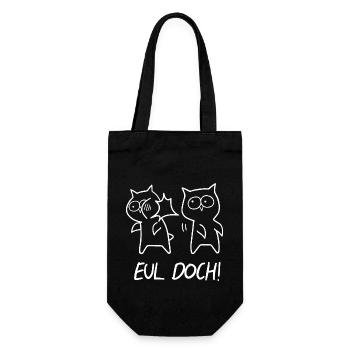 Hibou Oui - Sac à bouteille - noir - Devant
