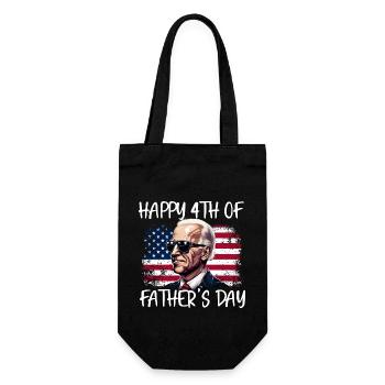 Joe Biden Joyeux 4e jour de la fête des pères - Sac à bouteille - noir - Devant