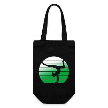 Gymnast Gymnastics Gymnastics Club Gymnastics Gymnastics - Gift Bag for Bottles - black - Front