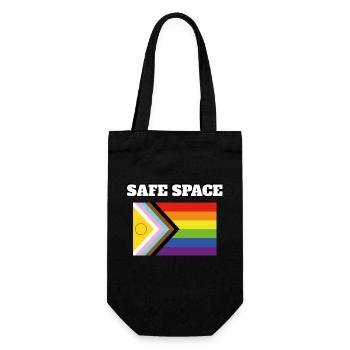 Inclusive Pride Pride SAFE SPACE - Gift Bag for Bottles - black - Front