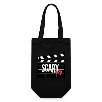 Scary Boy Film Klappe Design - Geschenkbeutel für Flaschen - Schwarz - Vorne