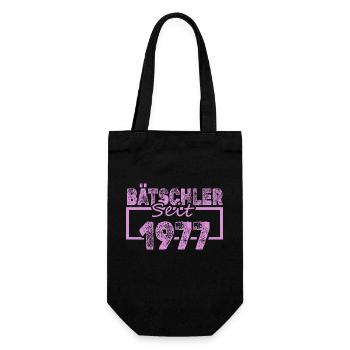 1977 - Geschenkbeutel für Flaschen - Schwarz - Vorne