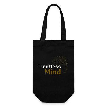 Limitless Mind - Découvrez les vêtements de motivation - Sac à bouteille - noir - Devant