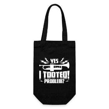 Trumpeter Saying - Gift Bag for Bottles - black - Front