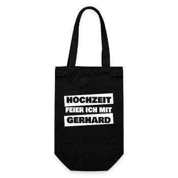 Cadeau pour Gerhard - Sac à bouteille - noir - Devant