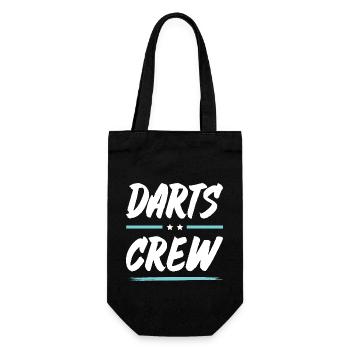 Darts Crew - Geschenkbeutel für Flaschen - Schwarz - Vorne