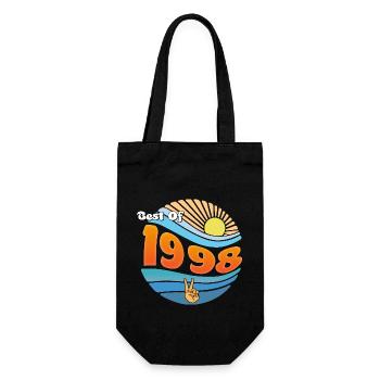 Vintage Vibes 1998 – Style classique du 26e anniversaire - Sac à bouteille - noir - Devant