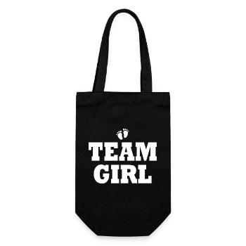 Team girl - Sac à bouteille - noir - Devant