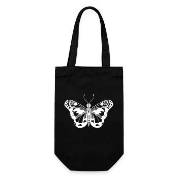 Papillon Design minimal - Sac à bouteille - noir - Devant