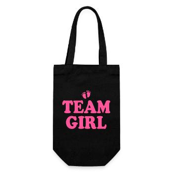 Team girl - Sac à bouteille - noir - Devant