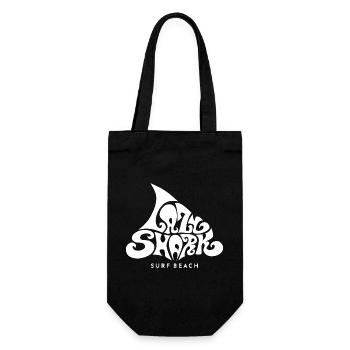 Hai Lazy Shark surf beach sixties beach maritime - Gift Bag for Bottles - black - Front