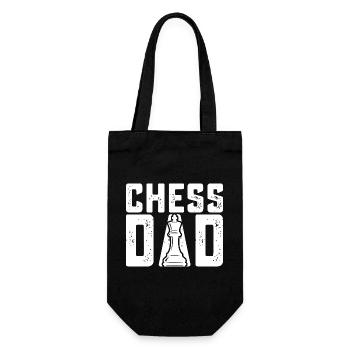 Chess Dad Design Chess Father - Sac à bouteille - noir - Devant