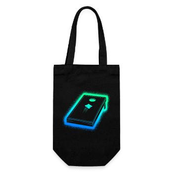 Joueurs de Cornhole Enfants Hommes Garçons Cornhole - Sac à bouteille - noir - Devant