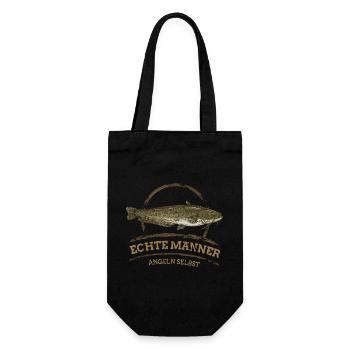 De vrais hommes attrapant du poisson-chat - Sac à bouteille - noir - Devant