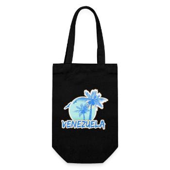 Venezuela as a holiday - Gift Bag for Bottles - black - Front