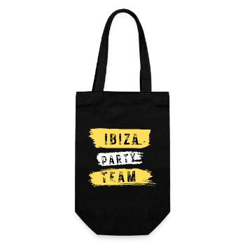 Ibiza Party Team - Geschenkbeutel für Flaschen - Schwarz - Vorne