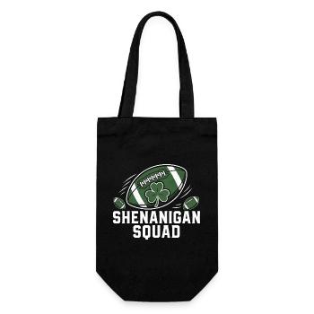 Équipe de Football Trèfle Style Vintage - Sac à bouteille - noir - Devant