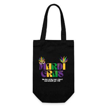 MARDI GRAS FESTIVAL - Geschenkbeutel für Flaschen - Schwarz - Vorne