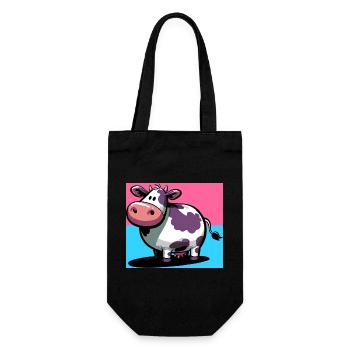 vache - Sac à bouteille - noir - Devant