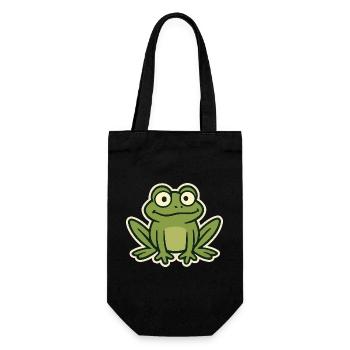 Grenouille - Sac à bouteille - noir - Devant