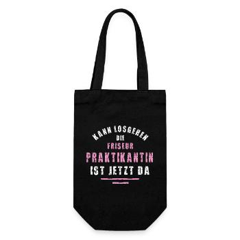 Stagiaire en coiffure, merci pour votre stage au salon de coiffure. - Sac à bouteille - noir - Devant