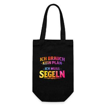 Je n’ai pas besoin de plan, je dois naviguer - Sac à bouteille - noir - Devant