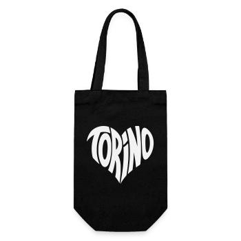 Turin, Torino Heart Design - Sac à bouteille - noir - Devant