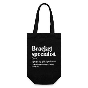 Bracket Specialist Basketball - Gift Bag for Bottles - black - Front