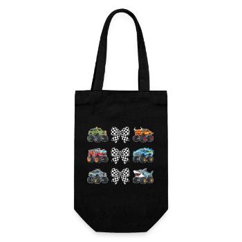 Mama Monster Truck – Un design cool pour les mamans puissantes - Sac à bouteille - noir - Devant