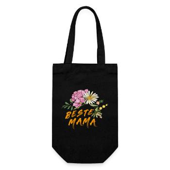 Best Mom - Gift Bag for Bottles - black - Front