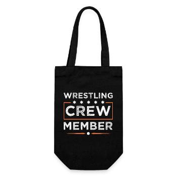Wrestling Crew - Geschenkbeutel für Flaschen - Schwarz - Vorne