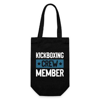 Kickboxing Crew - Geschenkbeutel für Flaschen - Schwarz - Vorne