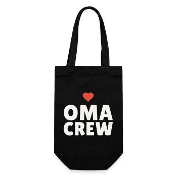 Équipe de Grand-mère Cœur Cadeau Grand-mère Équipe de la Fête des Mères - Sac à bouteille - noir - Devant