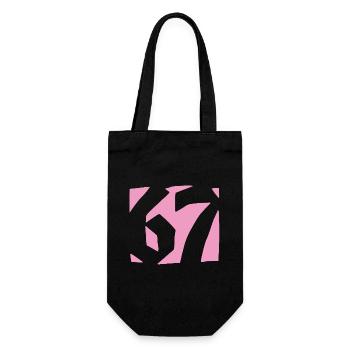 67 Minimal Streetwear Trend Design - Geschenkbeutel für Flaschen - Schwarz - Vorne