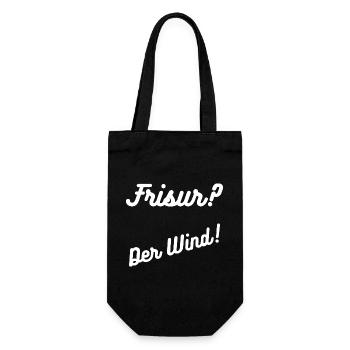 Heimatliebe Nord/hairstyle? - Gift Bag for Bottles - black - Front