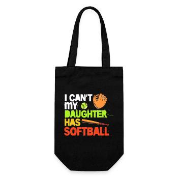 Softball Mom Softball Mom - Gift Bag for Bottles - black - Front