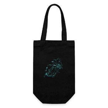 motorcycle - Gift Bag for Bottles - black - Front