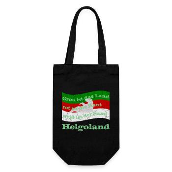 helgoland insel - Geschenkbeutel für Flaschen - Schwarz - Vorne
