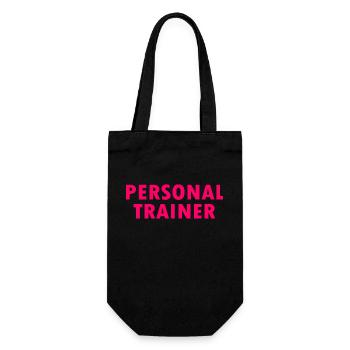 Personal trainer - Gift Bag for Bottles - black - Front