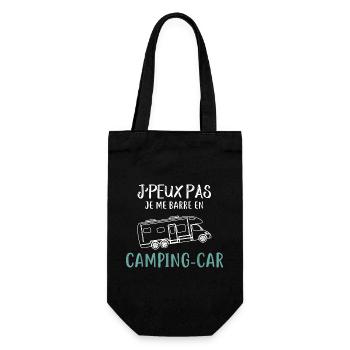 Camping Car Je Peux Pas Je Me Barre En Camping Car - Sac à bouteille - noir - Devant