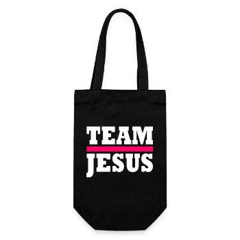 Team jesus - Gift Bag for Bottles - black - Front