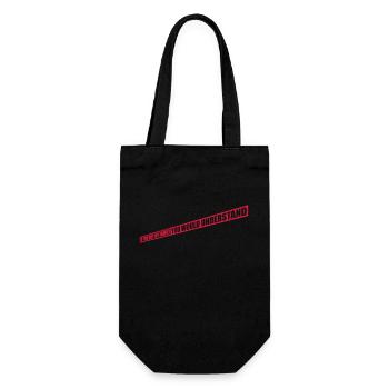 you would understand quote - Gift Bag for Bottles - black - Front