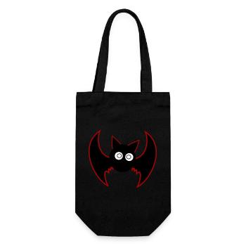 Halloween Bat - Gift Bag for Bottles - black - Front