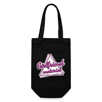 Friendship and Creativity Fusion - Gift Bag for Bottles - black - Front