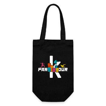 Parkour Freerun CityParkour Traceur Katzensprung - Gift Bag for Bottles - black - Front