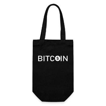 Bitcoin Trading Crypto Aktien - Geschenkbeutel für Flaschen - Schwarz - Vorne