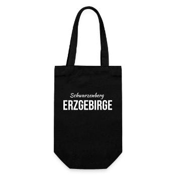 Schwarzenberg Erzgebirge - Geschenkbeutel für Flaschen - Schwarz - Vorne