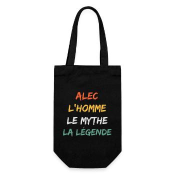 alec 'homme le mythe la légende - Sac à bouteille - noir - Devant