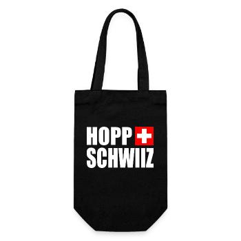 Hopp schwiiz - Gift Bag for Bottles - black - Front