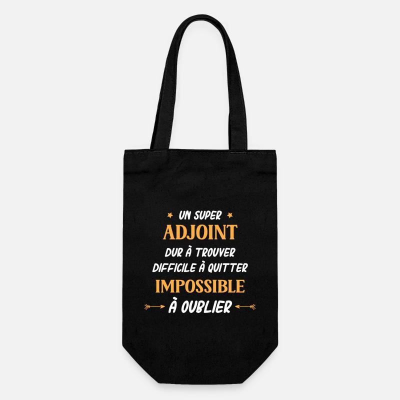 Un super adjoint - Sac à bouteille - noir
